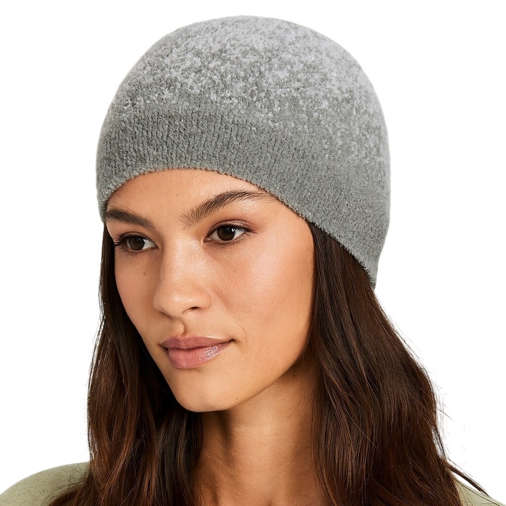 NWT Barefoot Dreams‎ Cozy Chic Lite Confetti Smokey Green/Fog Gray Beanie OS